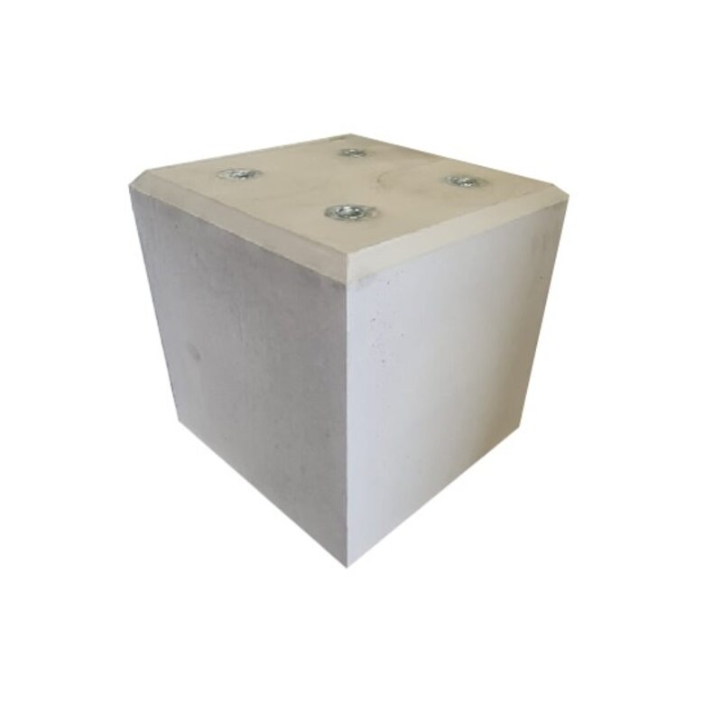 Snelle Levering Betonpoeren 30x30x30cm grijs M16