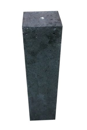 Betonpoer 12x12 en 66 cm hoog antraciet M16 Beste Prijs