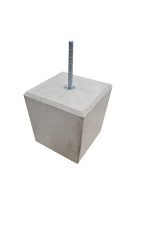 Betonpoer 24x24 en 25 cm hoog grijs M16 Must-Have