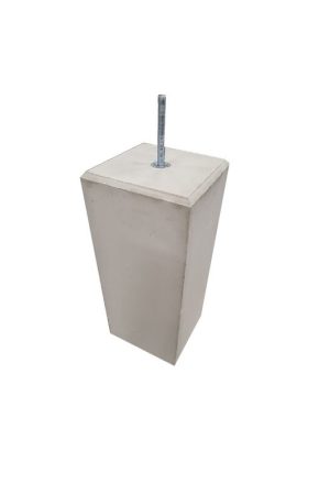 Betonpoer 25x25 en 60 cm hoog grijs M16 Speciale Aanbieding