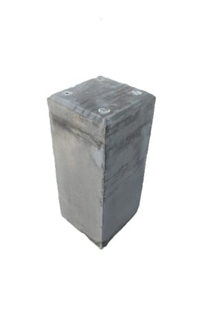 Betonpoer 25x25 en 60 cm hoog antraciet M10 Korting