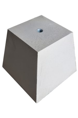 Betonpoer 20x20 en 25cm hoog grijs M24 Bestel Nu