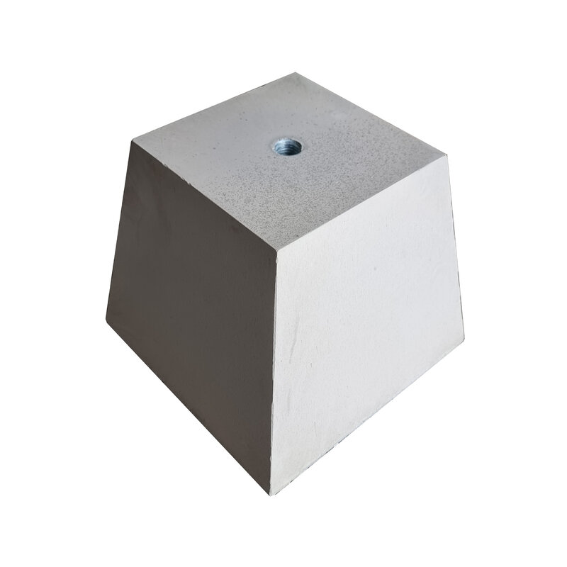 Betonpoer 20x20 en 25cm hoog grijs M24 Bestel Nu