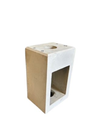 Betonpoer 25x31 en 50 cm hoog grijs M10 Voordeelprijs