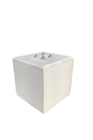 Betrouwbaar Betonpoer 30x30 en 30 cm hoog grijs M10