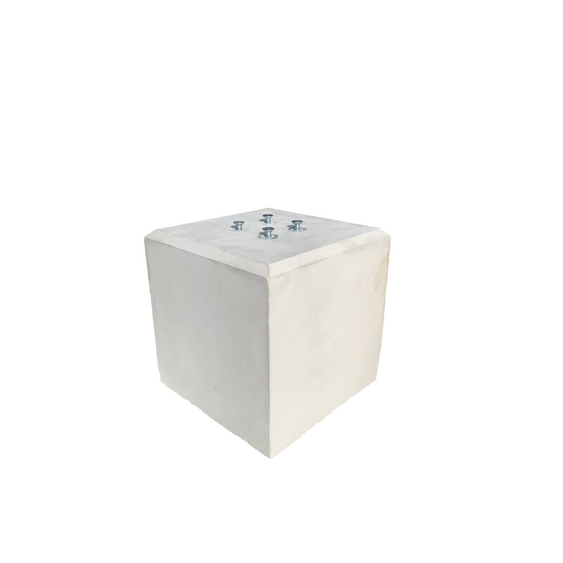 Betrouwbaar Betonpoer 30x30 en 30 cm hoog grijs M10