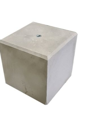 Must-Have Betonpoer 50x50 en 50 cm hoog grijs M16