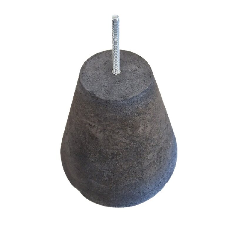 Betonpoer conisch 37 cm antraciet Shop Nu