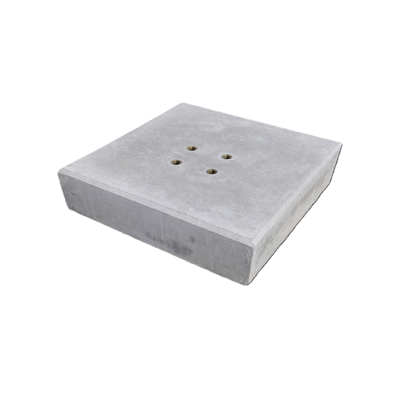 Funderingsblokken 100x100x15 cm hoog 4x M16 Meest Verkocht