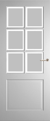Populair Weekamp WK6522 A1 Satijn Facetglas