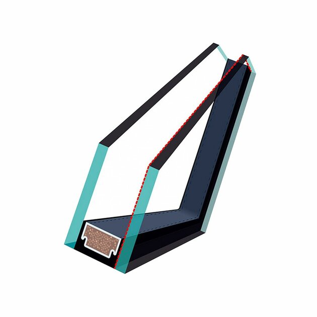 Veilige Betaling FAKRO glasplaat U30 (hr++) 55x98