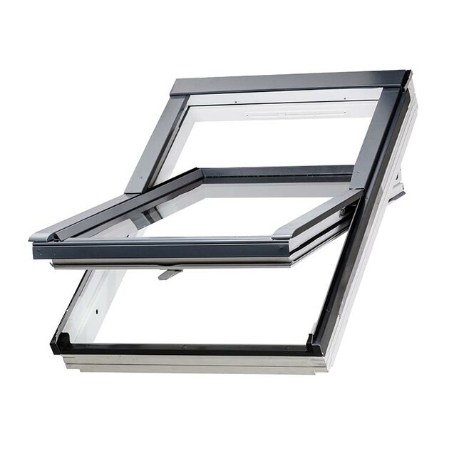 Aanbieding Fakro wit tuimeldakraam FTW-V U3 114x140 cm
