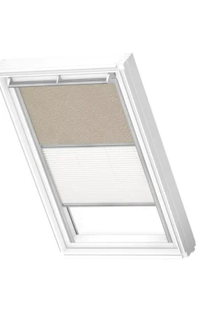 Beperkt Aanbod VELUX Verduisterend rolgordijn + plissé - DFD MK08 4579S