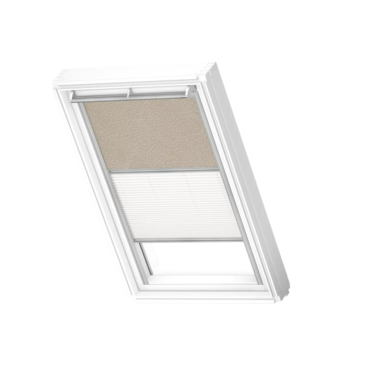 Beperkt Aanbod VELUX Verduisterend rolgordijn + plissé - DFD MK08 4579S