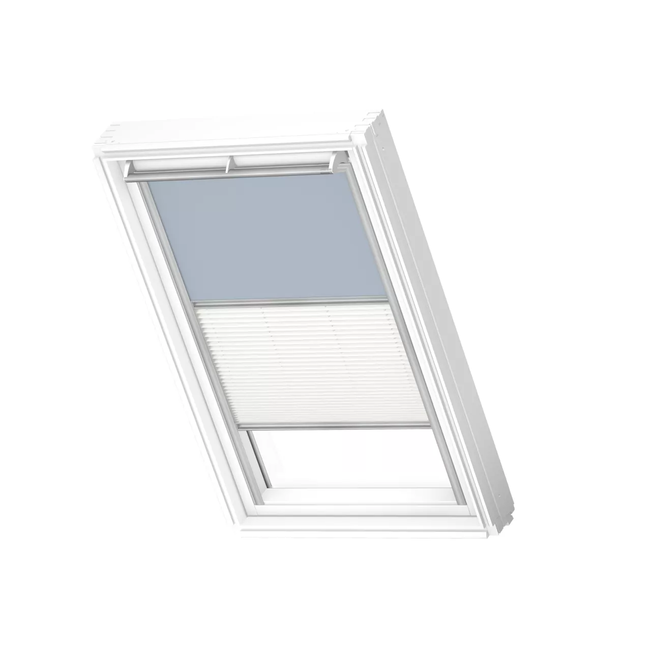 Beperkt Aanbod VELUX Verduisterend rolgordijn + plissé - DFD PK04 4576SWL