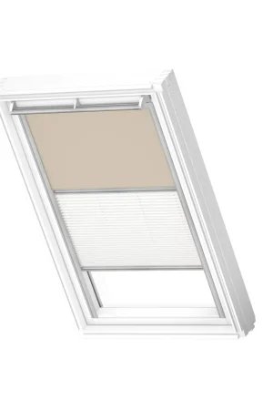 Weekendaanbieding VELUX Verduisterend rolgordijn + plissé - DFD MK10 4556SWL