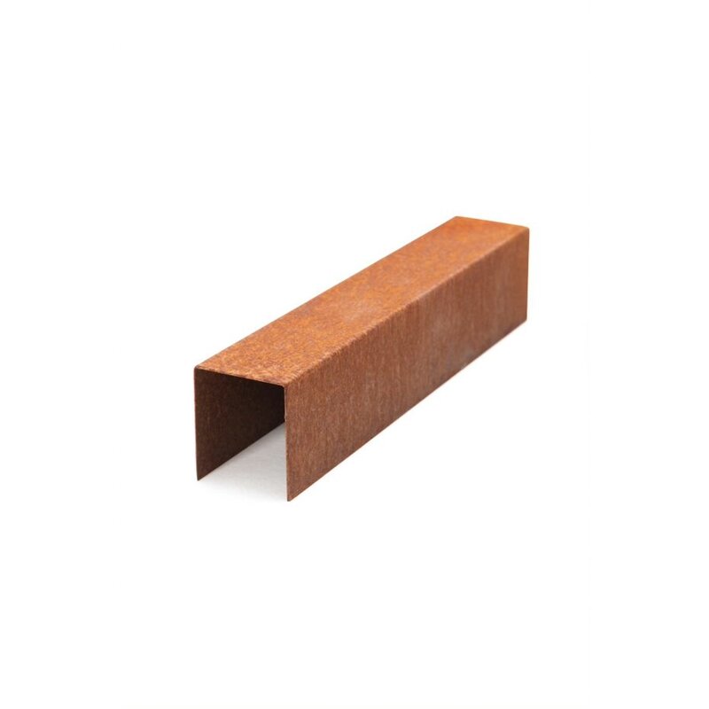 Snelle Levering Cortenstaal afdekkap 200x 5 cm en 6 cm hoog