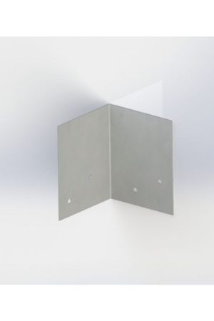 Speciale Aanbieding Verzinkt staal koppelplaat 90º voor kantopsluiting 13 cm