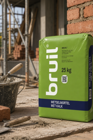 Tijdelijk Beschikbaar Metselmortel 25 kg plastic zak met kalk
