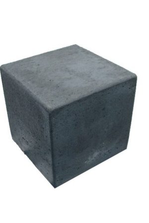 Speciale Aanbieding Kubus antraciet beton 40 cm