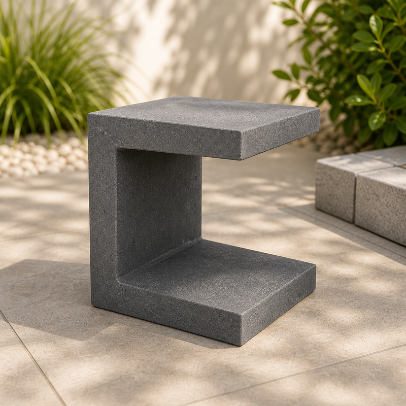 Populair U elementen beton 50cm antraciet