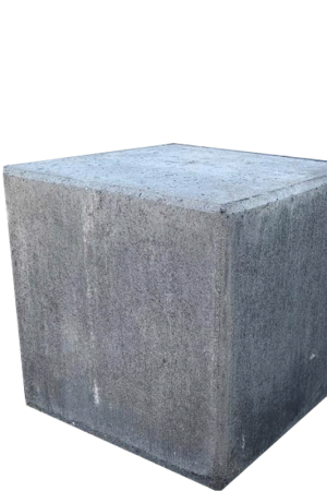 Alleen Vandaag Kubus antraciet beton 50 cm