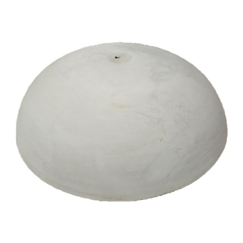 Halve bol grijs ø 70cm en 20 cm hoog M16 Gereduceerde Prijs