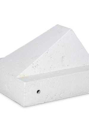 Schrikblok / schampblok 60x50x40 cm wit Koop Vandaag