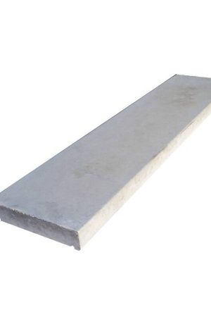 Beperkte Voorraad Muurafdekkers beton vlak grijs 15x100