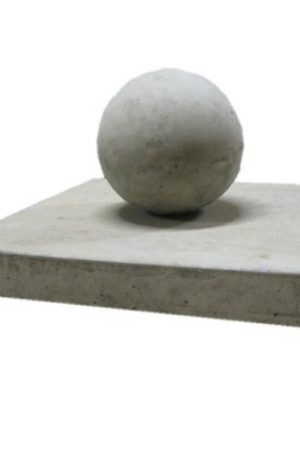 Actieprijs Paalmutsen vlak 24x24 cm met een bol van 12 cm