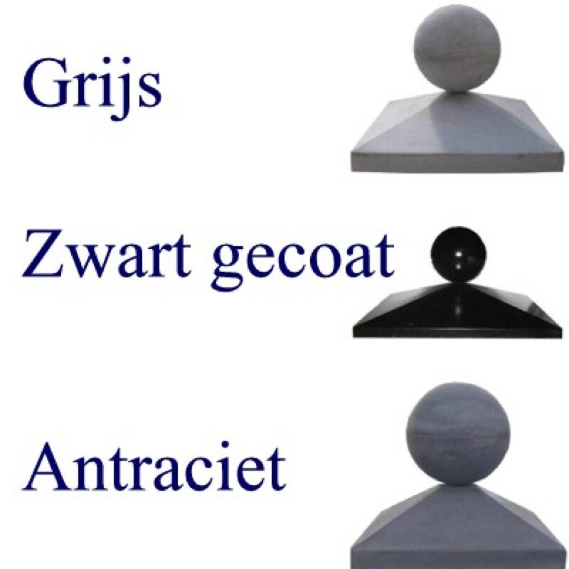 Beste Prijs Paalmutsen 55x55 cm met een bol van 40 cm