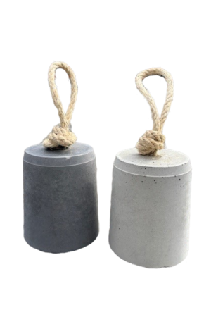 Betonnen Deurstopper met sisal touw 15,5 cm Koopje