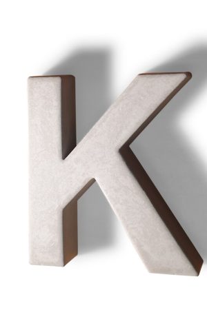 Rechtstreeks Van De Fabrikant Betonnen letter K