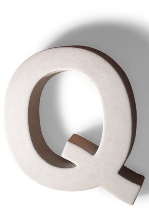 Superprijs Betonnen letter Q