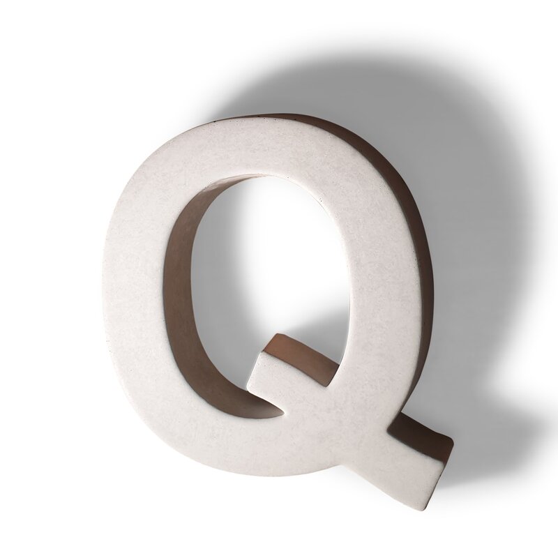 Superprijs Betonnen letter Q