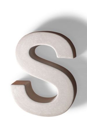 Veilige Betaling Betonnen letter S
