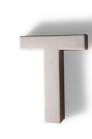 Beste Prijs Betonnen letter T
