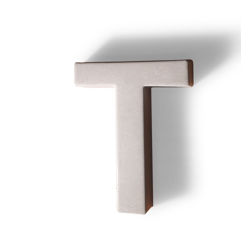 Beste Prijs Betonnen letter T