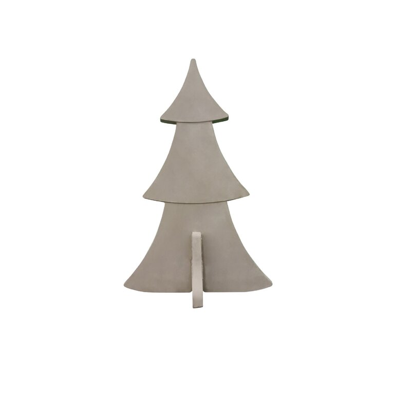 Kerstboom grijs beton 48 cm Speciale Aanbieding