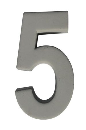Betonnen huisnummer 5 GROOT Betrouwbaar