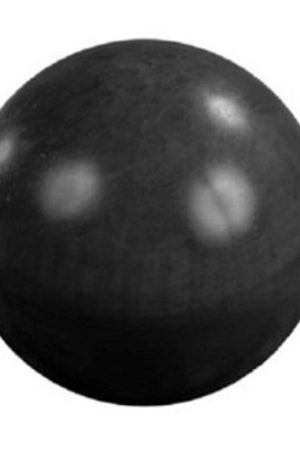 Uitverkoop Betonnen bol zwart gecoat 20 cm