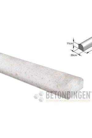 Varkensrug beton RECHT grijs Betrouwbaar