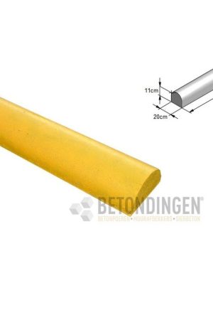 Shop Nu Varkensrug beton RECHT geel