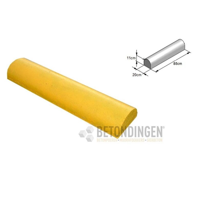 Shop Nu Varkensrug beton RECHT geel