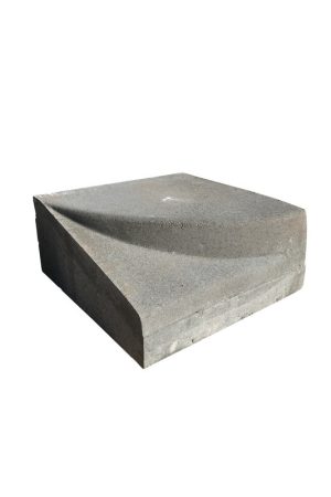 Betaalbaar Inritband hoek rechts 45x45x10/20 cm