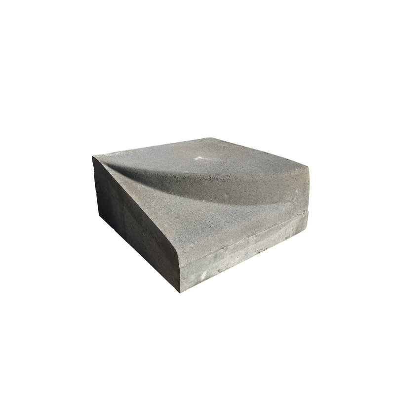 Betaalbaar Inritband hoek rechts 45x45x10/20 cm