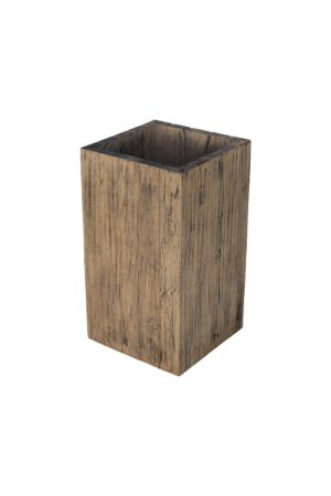 Bloembak Stonewood 45x45 cm en 80 cm hoog Direct Beschikbaar
