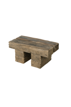Stonewood blokbank 100 cm Exclusieve Aanbieding