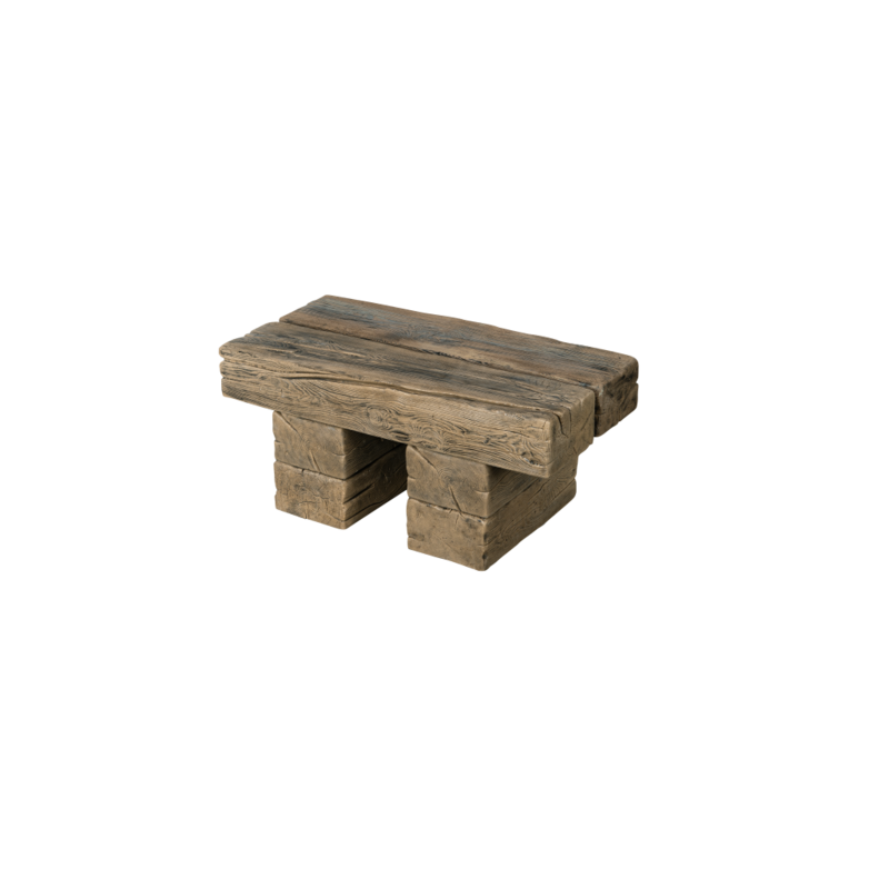 Stonewood blokbank 100 cm Exclusieve Aanbieding