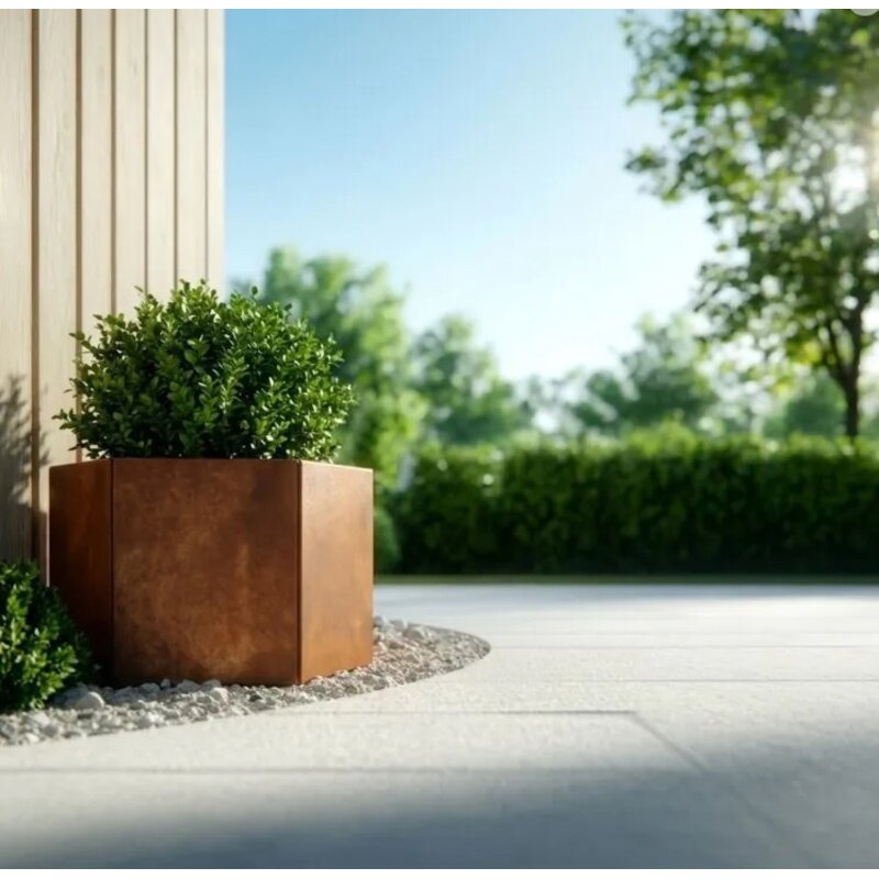 Bestseller Cortenstaal plantenbak Denver 60 cm